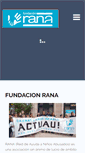 Mobile Screenshot of fundacionrana.org