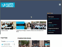 Tablet Screenshot of fundacionrana.org